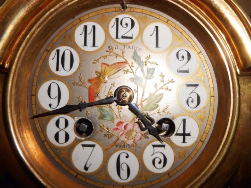 SUPERB VICTORIAN MANTEL CLOCK ACHILLE BROCOT PARIS - ADDITIONAL PHOTO 6