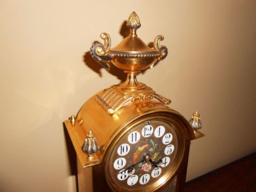SUPERB VICTORIAN MANTEL CLOCK ACHILLE BROCOT PARIS - ADDITIONAL PHOTO 7