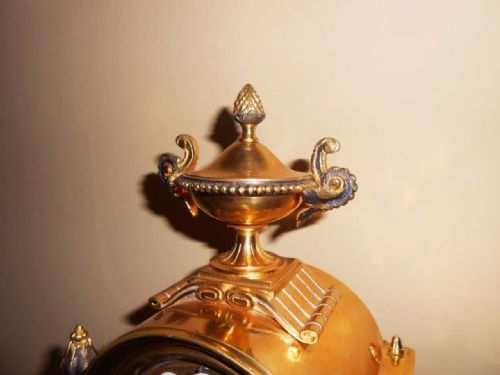 SUPERB VICTORIAN MANTEL CLOCK ACHILLE BROCOT PARIS - ADDITIONAL PHOTO 8