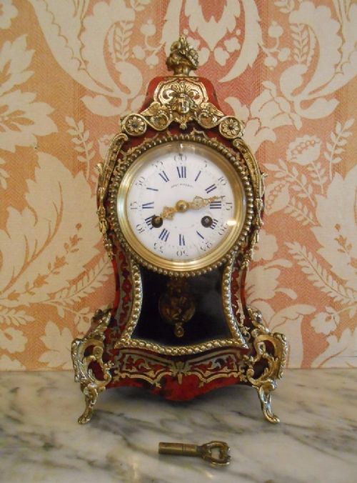 Late 19th Century Boulle Clock Ormolu Mounts