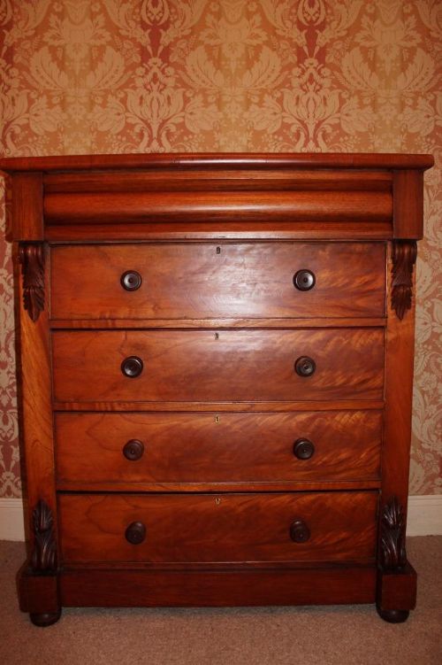 Victorian Mahogany Scotch Chest / Chest of Drawers