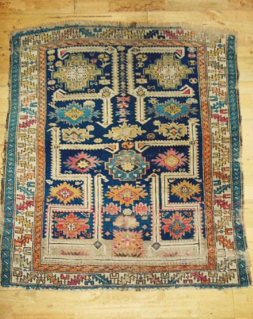 Antique 19th Century Caucasian Kuba Rug / Carpet