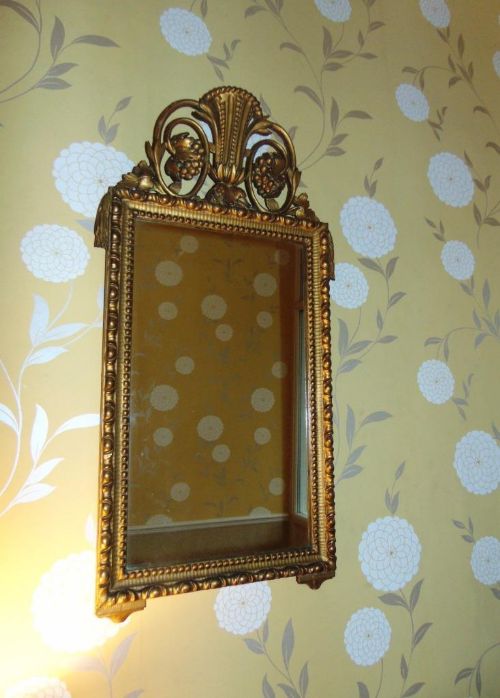 Early 19th Century Hand Carved & Gilded Pier Glass Mirror