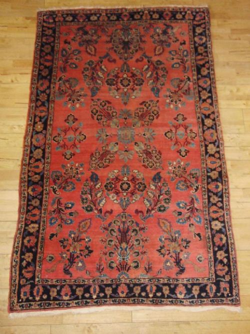 Beautiful Antique Sarouk Rug / Carpet West Persia
