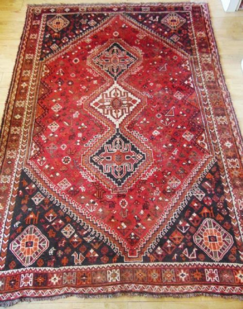 Antique South West Persian Kashgai Rug Carpet