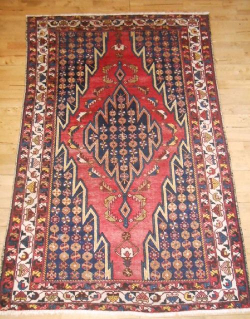 Stunning Antique Kurdish Maslaghan Rug Carpet, C.1900