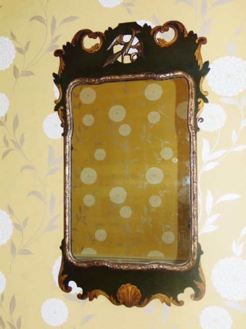 Good Regency Pier Glass Mirror in Original Paint