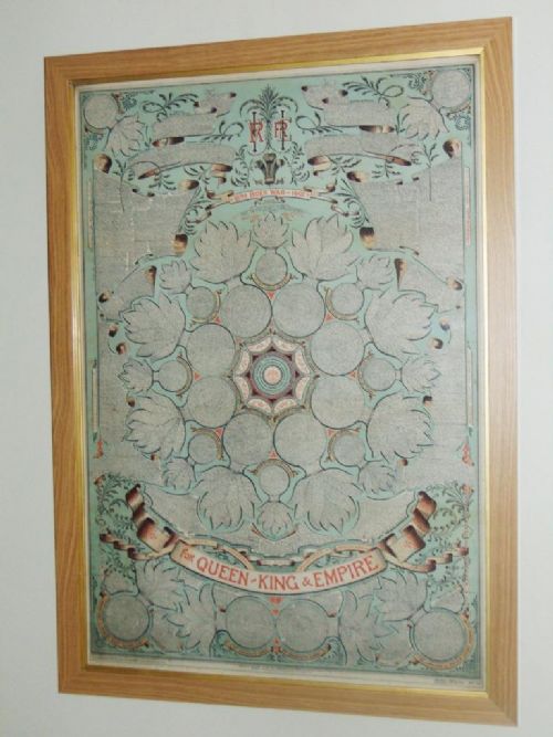 fig 1. Rare Boer War Period Military Print, South Africa Unit Roll, circa 1901