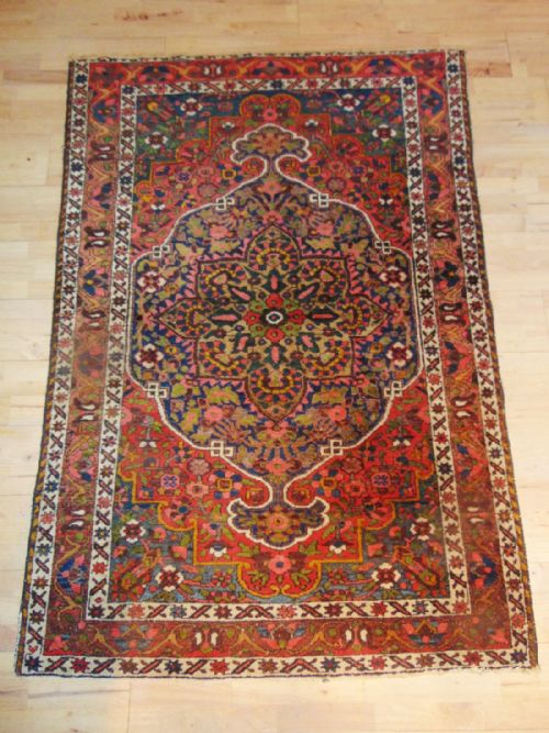 Good Antique Bakhtiari Rug / Carpet C.1900