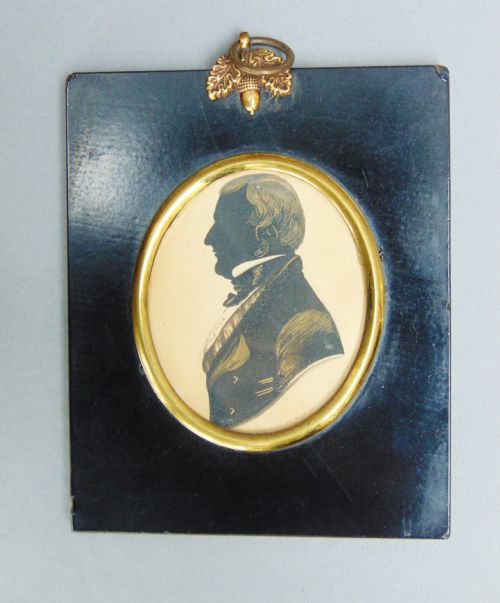 19th Century Silhouette Distinguished Georgian Gentleman