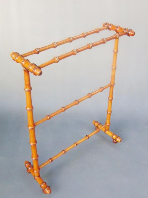 Pretty Victorian Faux Bamboo Towel Rail