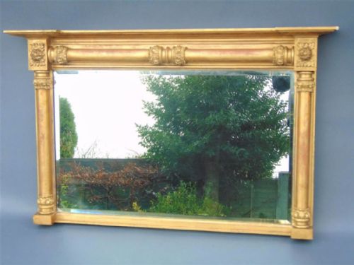 Regency Gilt Overmantel Mirror