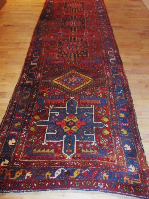 Antique Heriz Runner Carpet