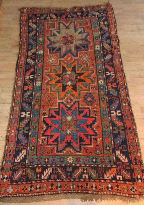Antique Gendje / Kurd Rug / Runner / Carpet South Caucasus