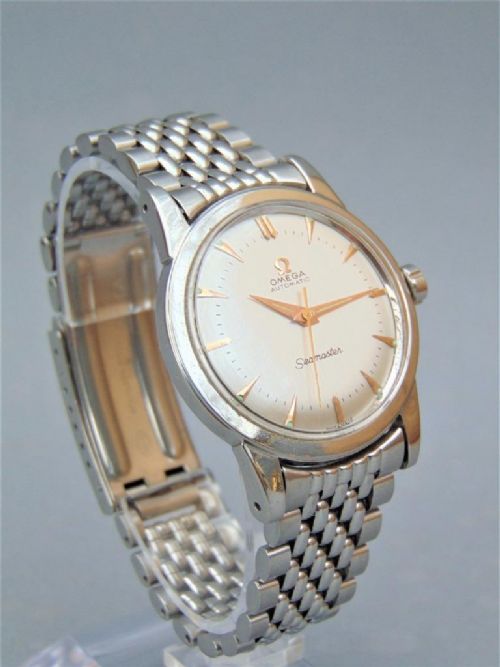 fig 1. Gents Omega Seamaster Bumper Automatic Wristwatch, Vintage 1952