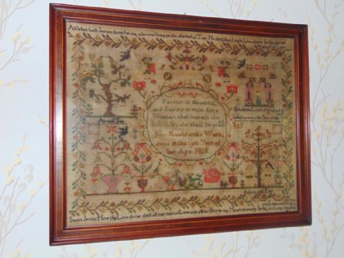 Good Georgian Antique Sampler George III 1813