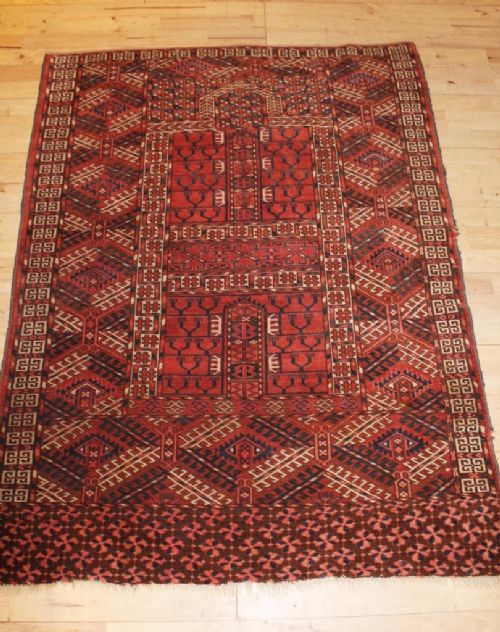 Antique Tekke Turkman Ersari Ensi Carpet / Rug
