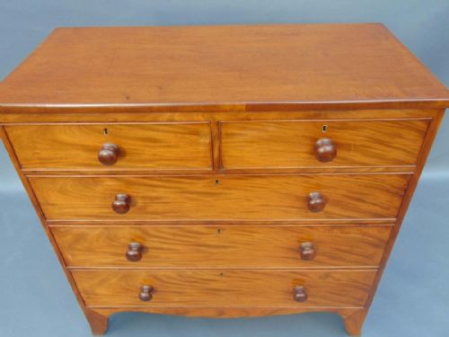 fig 1. Early Victorian Mahogany Chest of Drawers