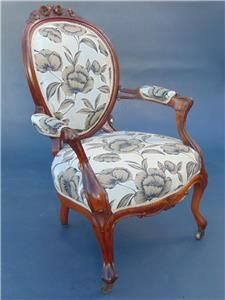 Victorian Walnut Armchair