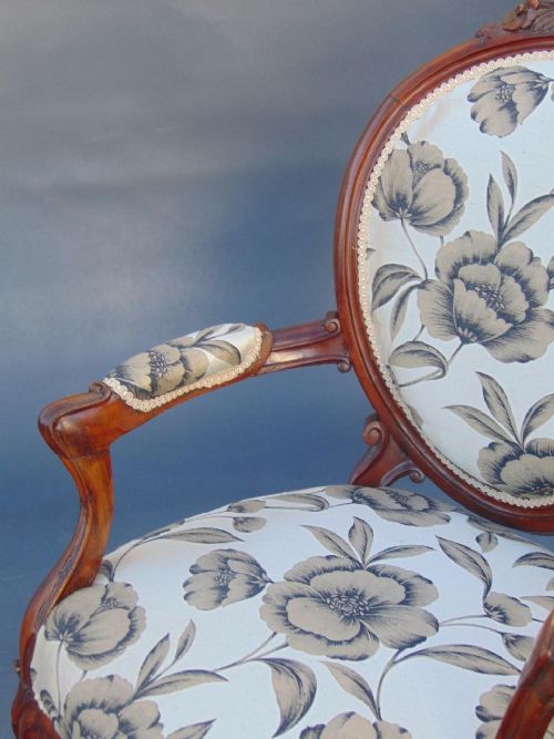 fig 2. Victorian Walnut Armchair