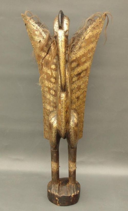 19th Century Senufo Tribal Bird Carving / Folk Art Ivory Coast
