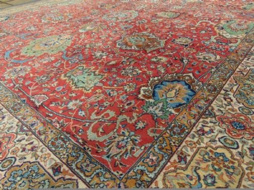 fig 1. Antique Tabriz Carpet Room Size