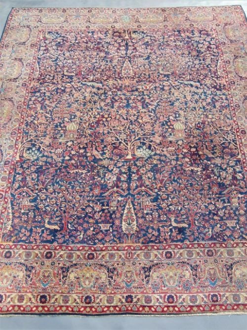 Fine Antique Tabriz Room Size Carpet
