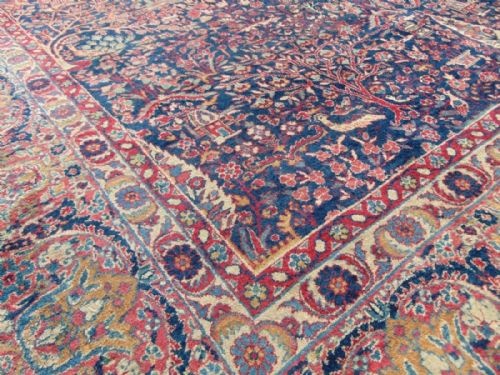 fig 1. Fine Antique Tabriz Room Size Carpet
