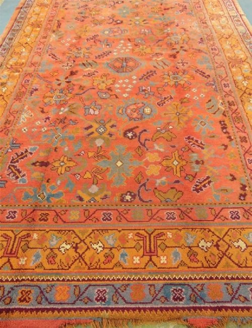 Wonderful Donegal Ushak Design Carpet 19th Century Room Size