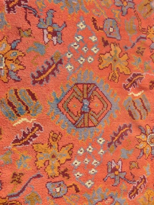 fig 1. Wonderful Donegal Ushak Design Carpet 19th Century Room Size