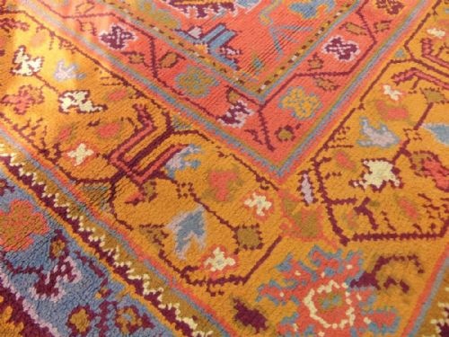 fig 2. Wonderful Donegal Ushak Design Carpet 19th Century Room Size