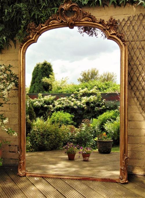 Outstanding Large Gilt Mirror 19th Century