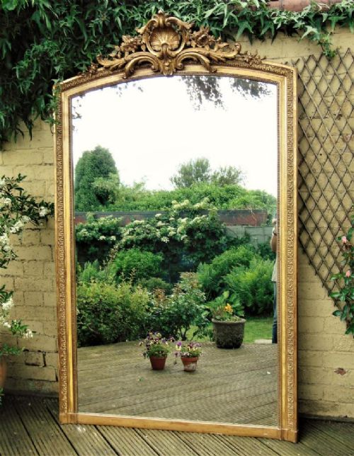 Outstanding Large Gilt Mirror 19th Century