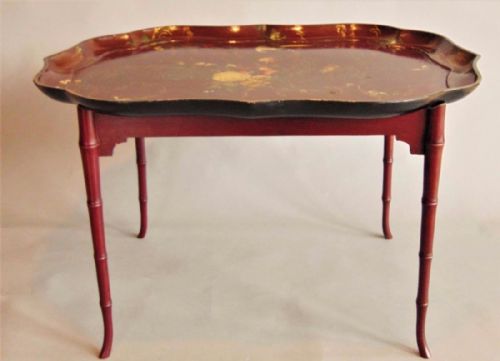 Beautiful Victorian Papier Mache Tray Table