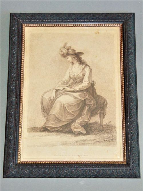 Regency Engraving Bartolozzi After Lavinia Countess Spencer of Lady Duncannon