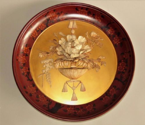 Large Japanese Meiji Shibayama Charger / Plaque