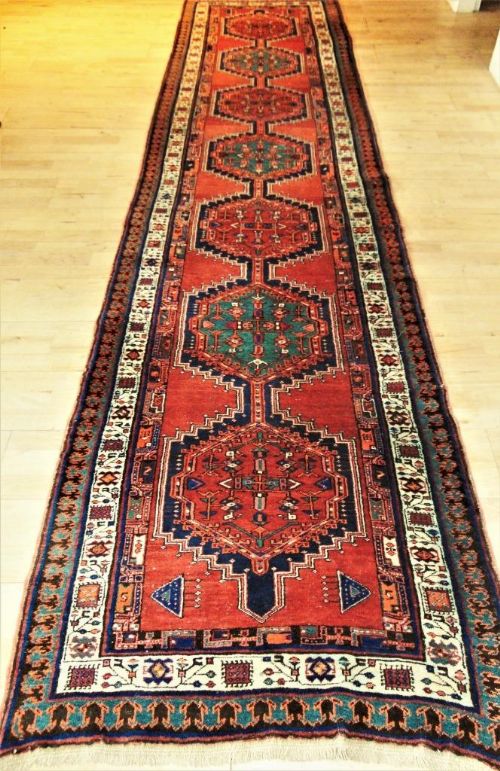 Antique Sarab Runner Early 20th Century