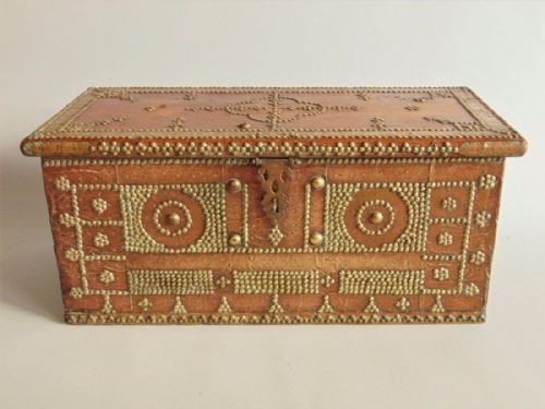 Stunning Antique Zanzibar Chest Brass and Copper 19th C