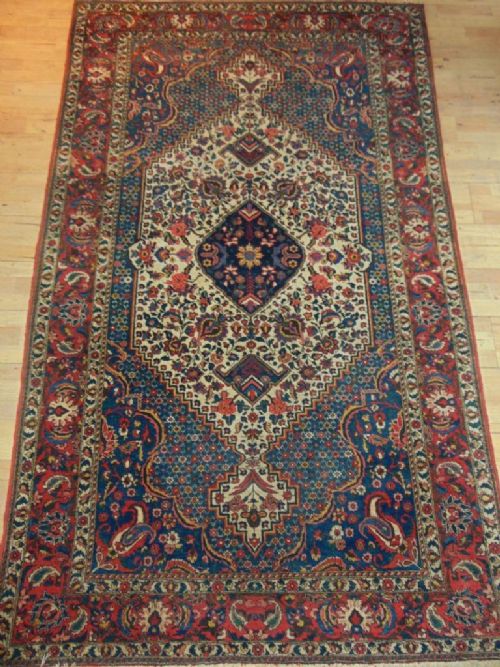 Large Antique Bakhtiari Rug / Carpet