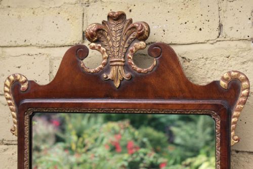 fig 1. George III Style Regency Walnut Pier Glass Mirror