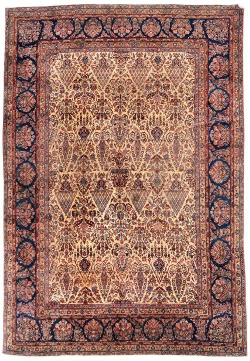 Beautiful Antique Saroukh Carpet Room Size