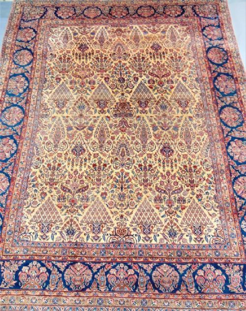 fig 1. Beautiful Antique Saroukh Carpet Room Size