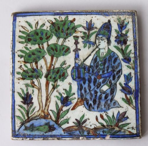 Large Persian Qajar Tile
