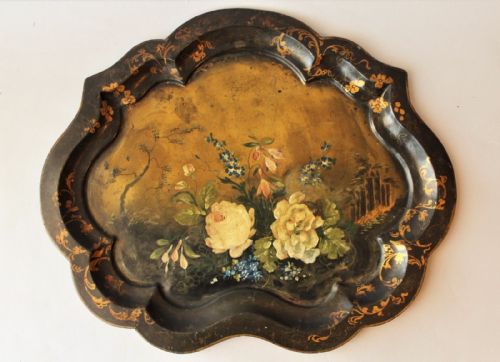 Victorian Toleware Tray