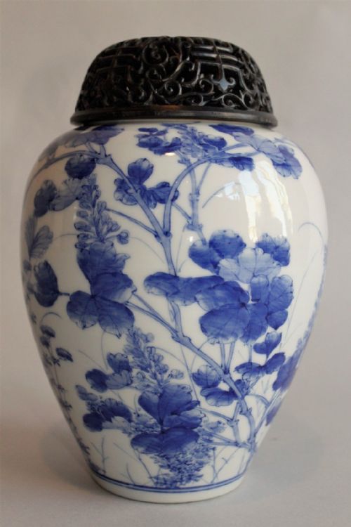 Antique Japanese Seto Vase