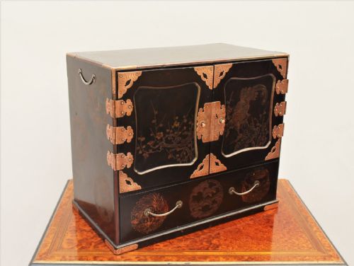 Japanese Meiji Lacquer Cabinet