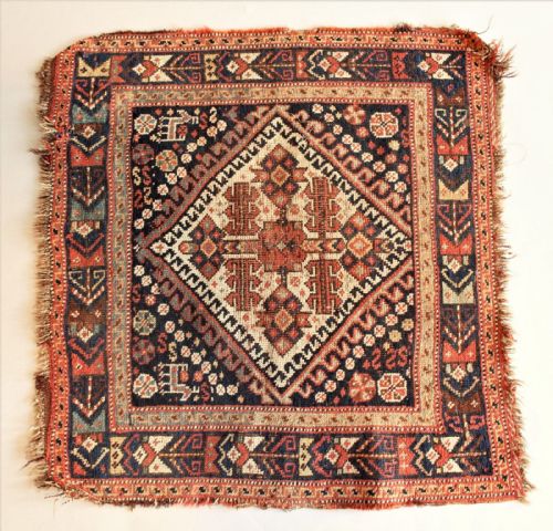 Antique Kashgai Bag Face Weaving