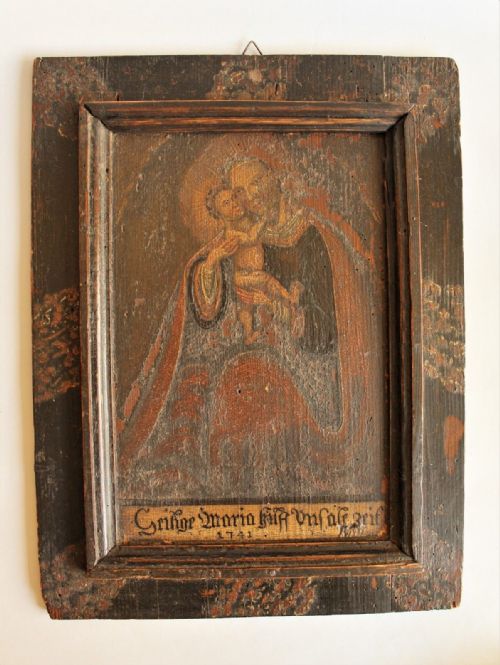 Antique Painted Icon 18th Century