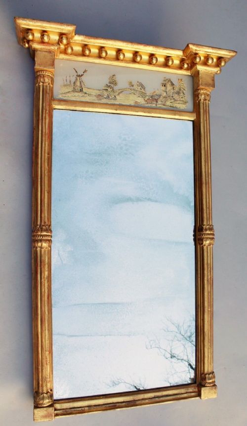 Large Regency Pier Glass Mirror