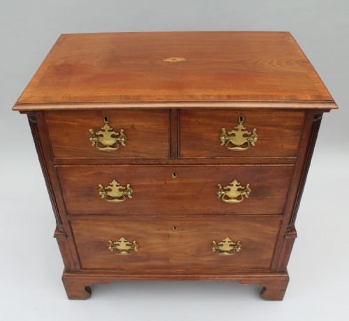 fig 1. Handsome Georgian Mahogany Chest of Drawers